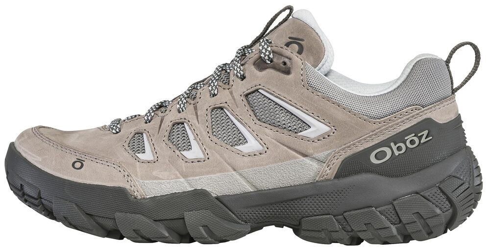 OBOZ SAWTOOTH X LOW HIKING SHOE - WOMEN'S DRIZZLE 8.5